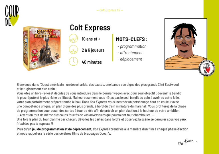 Boîte du jeu COLT EXPRESS
