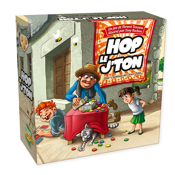 Boîte du jeu Hop le j&rsquo;ton